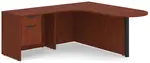 Peninsula Desk with Curved Edge