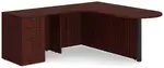 L Shaped Desk with Peninsula