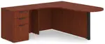 L Shaped Desk with Peninsula