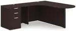 L Shaped Desk with Peninsula