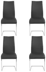Contemporary Cantilever Side Chair - Set of 4
