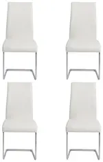Contemporary Cantilever Side Chair - Set of 4