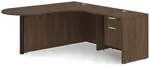 Peninsula Desk with Curved Edge