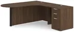Peninsula Desk with Curved Edge