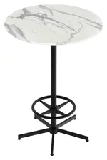 Round Bar Height Table