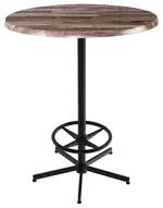 Round Bar Height Table