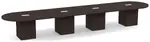 Racetrack Conference Table with Cube Base