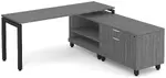 L Shaped Desk with Storage