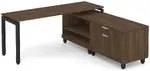 L Shaped Desk with Storage