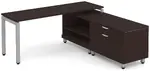 L Shaped Desk with Storage