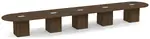 Racetrack Conference Table with Cube Base