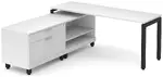 L Shaped Desk with Storage