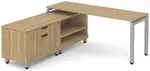 L Shaped Desk with Storage