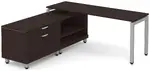 L Shaped Desk with Storage