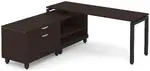L Shaped Desk with Storage