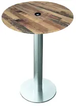 Round Outdoor Bar Height Table