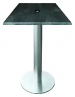 Outdoor Dining Table with Umbrella Hole