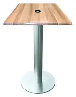 Outdoor Dining Table with Umbrella Hole