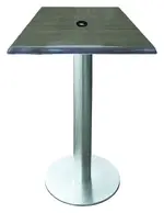 Outdoor Dining Table with Umbrella Hole
