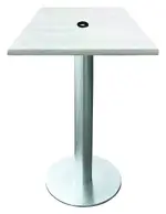 Outdoor Dining Table with Umbrella Hole