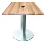 Outdoor Dining Table with Umbrella Hole