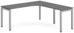 L Shaped Desk with Metal Legs