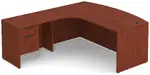 Bow Front L Shaped Desk