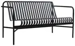 Modern Metal Loveseat