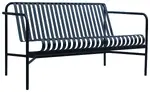 Modern Metal Loveseat