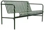Modern Metal Loveseat