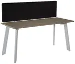 Small Desk with Privacy Panel