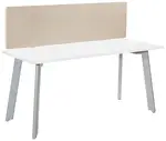 Small Desk with Privacy Panel