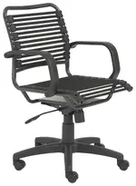 Modern Industrial Mid-Back Bungee Desk Chair