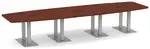Modern Boat Shaped Conference Table