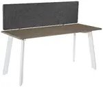 Small Desk with Privacy Panel