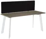 Small Desk with Privacy Panel