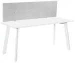 Small Desk with Privacy Panel