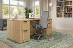 Rectangular Desk with Drawers