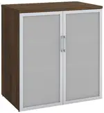 Office Storage Cabinet with Glass Doors