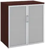 Office Storage Cabinet with Glass Doors