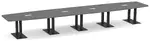 Modern Boat Shaped Conference Table
