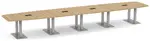 Modern Boat Shaped Conference Table