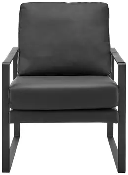 Modern Industrial Lounge Chair - Bettina
