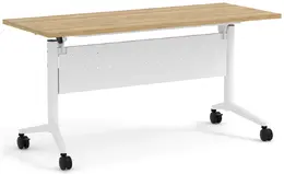 Flip Top Nesting Table with Modesty Panel - PL Laminate
