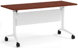 Flip Top Nesting Table with Modesty Panel - PL Laminate