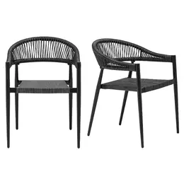 Modern Coastal Armchair - Set of 2  - Iselin
