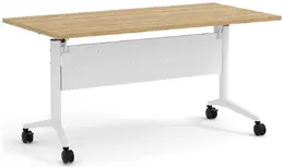 Flip Top Nesting Table with Modesty Panel - PL Laminate