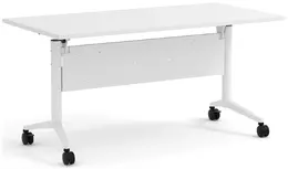 Flip Top Nesting Table with Modesty Panel - PL Laminate