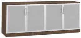 Office Storage Credenza with Glass Doors - PL Laminate