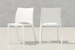 Modern Stackable All-Purpose Chair - Set of 2  - Leslie